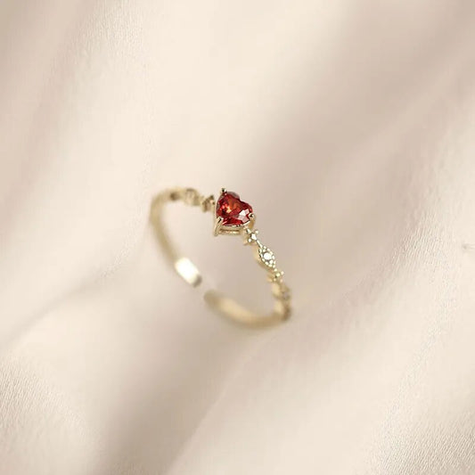 Bague Cœur de Rubis