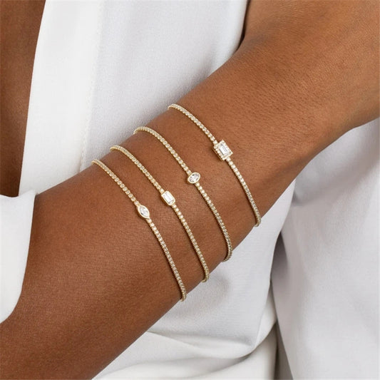 Bracelet minimaliste Cristal