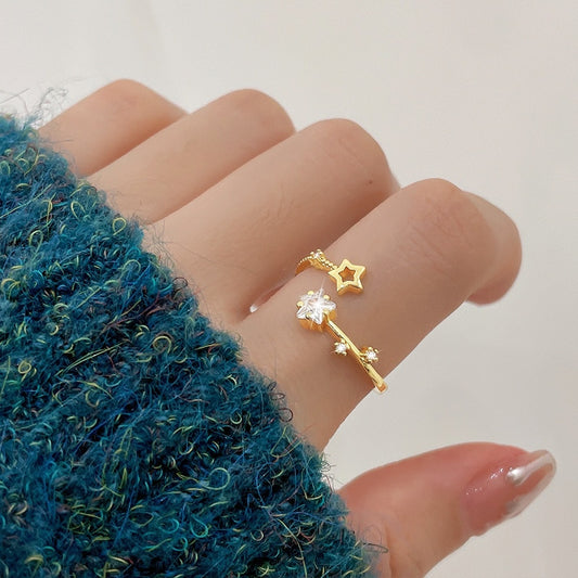 Bague aux étoiles